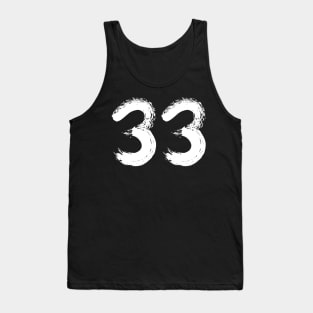 Number 33 Tank Top